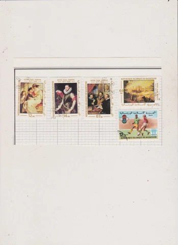 MAURITANIA STAMPS LOT Cover