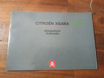 CITROEN XSARA PICASSO MANUALE NAVIGAZIONE AUTORADIO ITALIANO ORIGINALE 12/2003 - Immagine 1 di 4