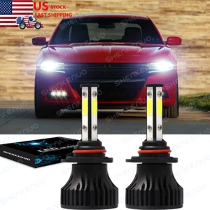 For 2015 - 2021 Dodge Charger - 2pc LED Headlight Kit Bulbs 9005 6000K White X15 - Bild 1 von 12