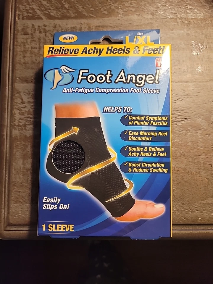 FOOT ANGEL ANTI-FATIGUE COMPRESSION FOOT SLEEVE  (UNISEX) SIZE L /XL    1 PK. - Image 1 of 1