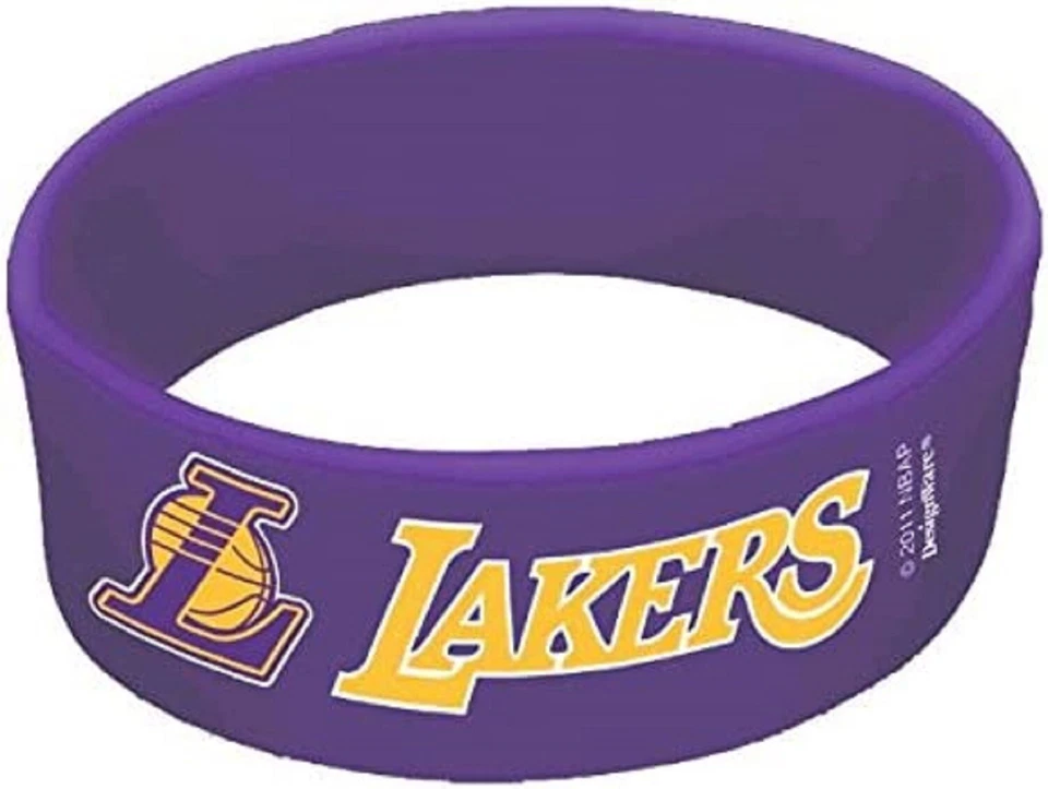 Los Angeles Lakers NBA Profesional Baloncesto Deportes Tema Fiesta Favor Puños de Goma Foto 1 de 1