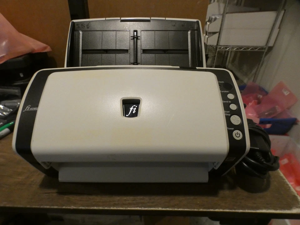 Fujitsu fi-6140Z PA03630-b005 Pass-Through Document Scanner w/USB &Power Adapter - Image 1 of 4