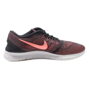 NIKE Free RN Sneaker Trainers Black Canvas 831509-008 Womens UK 7.5 - Picture 1 of 6