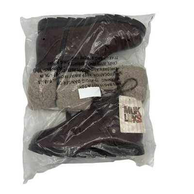 NOVAS Botas Femininas Muk Luks Shirley Marrom Couro Sintético Tamanho 8 Marrom Escuro Inverno - Imagem 1 de 4