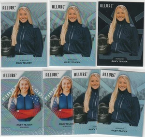 Lote de bobsleigh 2025 cubierta superior Allure Se Riley Tejcek x7 negro primera base novato - Imagen 1 de 1