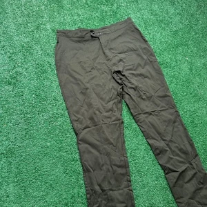 Essentials olivgrüne Hose Damen XL High Waist Karriere Freizeit - Bild 1 von 8