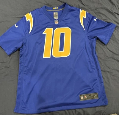 Camiseta deportiva Justin Herbert LA Chargers XL Nike On Field azul en polvo PARA HOMBRES LIGERAMENTE USADA Foto 1 de 4