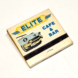 Waco Elite Cafe & Bar Matchbook I SURVIVED THE CIRCLE Vintage Matches - Picture 1 of 8