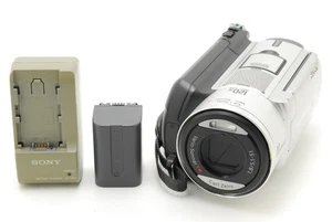 Reserved!! SONY DCR-SR100 Video Camera Handycam CamCoder Silver From Japan - Picture 1 of 9