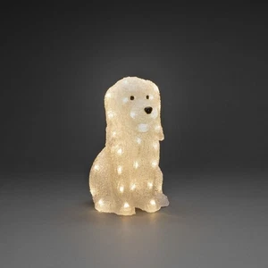 Konststmide 6299-103 LED Acryl Figur Hund Garten Außen Deko beleuchtet 31 cm - Bild 1 von 3