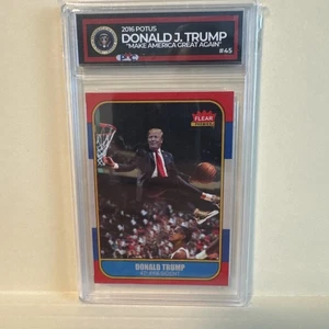Donald Trump - Custom Art Card 1986 Fleer-Like Design - 2016 POTUS - Picture 1 of 2