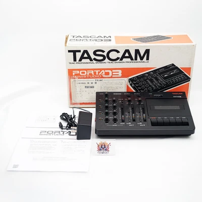 Tascam Porta 03 Ministudio 4-Pistas Cassette Recorder Analógico MTR Probado... - Imagen 1 de 4