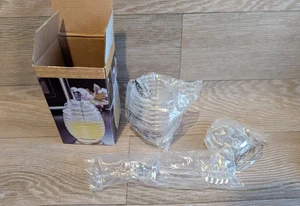 Honey Syrup Storage Container Transparent Plastic Jar Acrylic Not Used Good - Picture 1 of 12