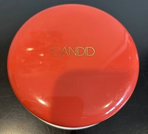 Contenedor de polvo de belleza ultra perfumado Avon Candid de colección 4 onzas nuevo en stock 1987 - Imagen 1 de 5