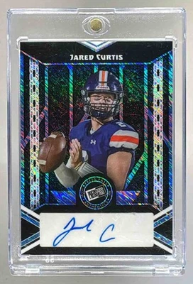 Jared Curtis 2024 Leaf Collective 浅蓝色珠光 2000 年新闻通行证签名 3/10 — 第 1/2 张图片