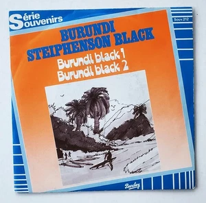 Burundi Steiphenson Black 45 Burundi Black - Great Afro Psych - HEAR - Imagen 1 de 2