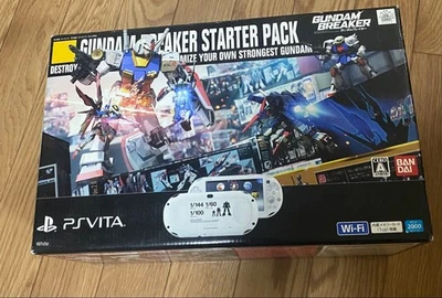 SONY PS Vita PCH-2000 White Gundam Breaker Starter Pack Limited Edition [Unused] - Image 1 of 3