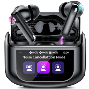 Kabellose Ohrhörer, Bluetooth 5.4 Kopfhörer mit multifunktionalem Touchscreen,... - Bild 1 von 8