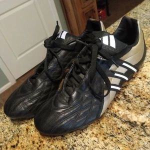 Rare Adidas Leira 2 TRX FG 519371 Gunmetal Brown Black Soccer Shoes Mens Sz 10.5 - Picture 1 of 12