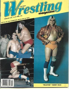 FEBRUARY 1981 THE RING WRESTLING MAGAZINE TOMMY RICH BOB BACKLUND HARLEY RACE - Bild 1 von 1