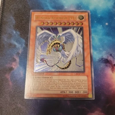 Yugioh Winged Kuriboh LV10 CRV-EN005 Ultimate Rare 1st Edition VLP/NM  - Image 1 of 4