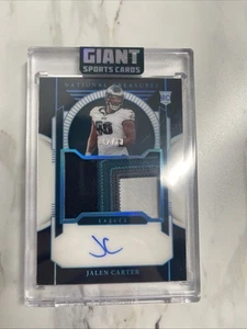 2023 Panini N.T. - Jalen Carter #171 Midnight Rookie 3 Color Patch Auto /20 - Picture 1 of 2