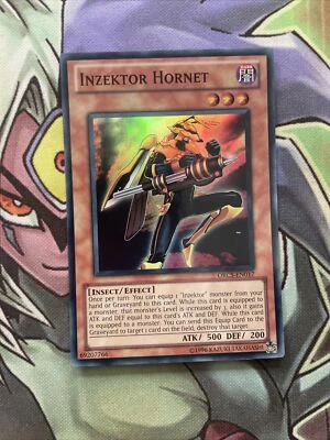 ORCS-EN017 Inzektor Hornet Super Rare Unlim Edition NM Yugioh Card - Image 1 of 2