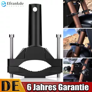 Motorrad Fahrrad Gabel Halterung Spot Nebel Fahren Scheinwerfer Lampenhalter DE - Bild 1 von 13