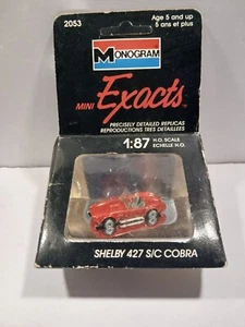 Monogram Mini Exacts SHELBY 427 S/C COBRA 1:87 Diecast - Picture 1 of 3