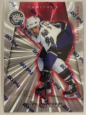 1997-98 Pinnacle Totally Certified Joe Juneau Platinum Red /6199 #63 Hockey
