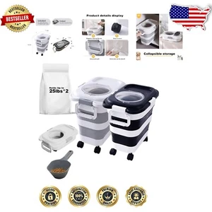 BPA-Free Travel-Friendly Dog Food Storage Containers - Collapsible & Sealed - Picture 1 of 9