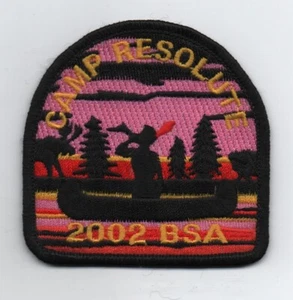 Parche Camp Resolute 2002 (Knox Trail Council), como nuevo - Imagen 1 de 1