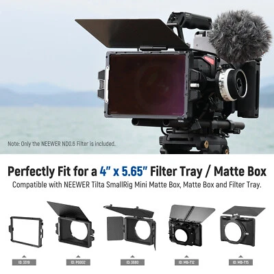 NEEWER 4''x5.65''Cinema Neutral Density Filter for SmallRig Matte Box for Tilta - Image 1 of 4