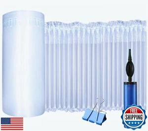 Bubble Cushioning wrap Roll Packing - 12"x164' Inflatable Packing Material, L - Picture 1 of 5