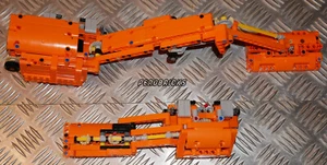 Lego Technic MOC Straßenrandmäher Traktoren(nach BA von rb-instruction) orange - Bild 1 von 3