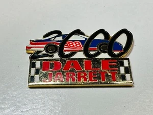 NASCAR Winston Cup Series Driver Lapel Hat Pin #88 Dale Jarrett 2000 Checkered - Picture 1 of 2