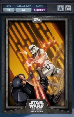 Topps Star Wars Card Trader Illustrated CTI 2015 Stormtrooper Digital Card - Image 1 of 3