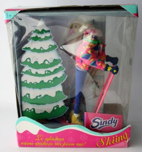 SELTENE VINTAGE 90ER SINDY SKIPUPPE WINTER SKI SPORT GRIECHISCHE EDITION HASBRO NEU! - Bild 1 von 6
