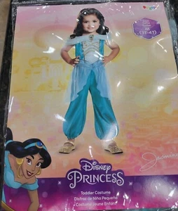 Jasmine Costume Disney Princess Fancy Dress, New in Bag, Size 3T-4T - Picture 1 of 8