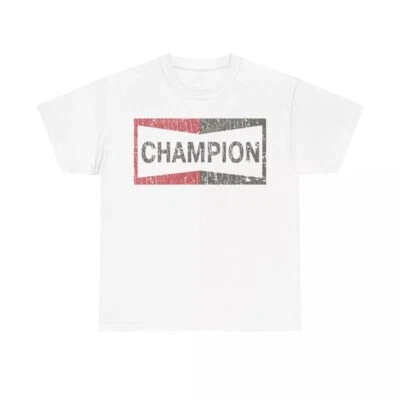 Camiseta Champion 1965 Spark Plug Company Nostálgica Foto 1 de 4