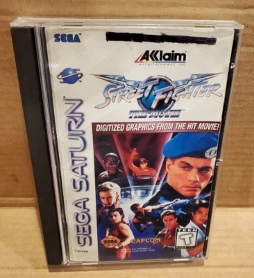 Street Fighter: The Movie (Sega Saturn, 1995) Authentic & CIB with Registration! - Image 1 of 4