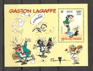 FRANCE 2001- Souvenir Sheet n° 34 MNH ** Gaston Lagaffe - Picture 1 of 1