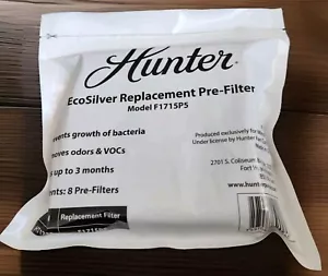 Hunter Fan Company F1715P5 EcoSilver Replacement Air Purifier Pre-Filter 8-Pack - Picture 1 of 2