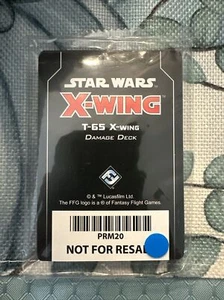 X-Wing 2.0 (Second Edition) T-65 X-WING DAMAGE DECK exclusive promo FFG PRM20 - Picture 1 of 2