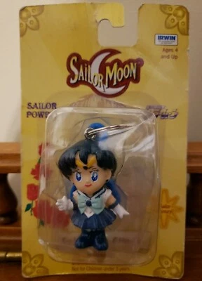 Figura Llavero Sailor Moon Mercury IRWIN TOYS CANADÁ 2000 TOEI NUEVO - PAQUETE DESGASTE Foto 1 de 4