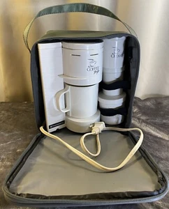 Vintage Electric Toastmaster Coffee To Go w/ Canisters and Carry Case Model 513 - Picture 1 of 13