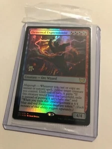 ELEMENTAL EXPRESSIONIST : Prerelease FOIL NM Strixhaven: School of Mages MTG 181 - Picture 1 of 4