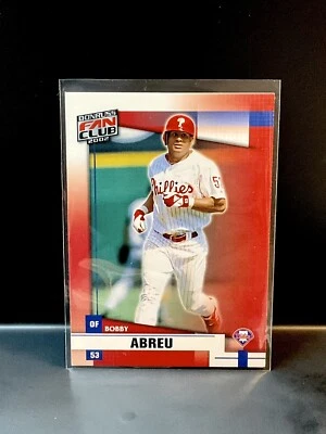 2002 Donruss Fan Club Bobby Abreu  #200 - Philadelphia Phillies - Image 1 of 2