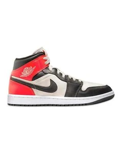 Jordan Air Jordan 1 Mid SE Newsprint Light Orewood Brown - Picture 1 of 9