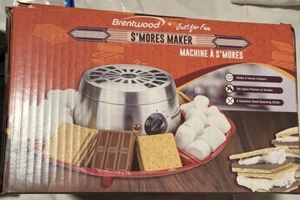 Indoor Elektro S’Mores Maker TS603 Brentwood Geräte 4 Tabletts Gabeln SMORES - Bild 1 von 2